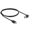 כבל מאריך EASY-USB 2.0 Type-A עם מחבר דו כיווני בזווית צד 90° ז/נ DELOCK | 83548 | 4K