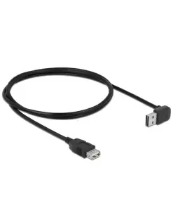 כבל מאריך EASY-USB 2.0 Type-A עם מחבר דו כיווני בזווית צד 90° ז/נ DELOCK | 83548 | 4K