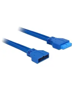 כבל מאריך USB 3.0 תקע 19 פין לשקע 19 פין אורך 45 ס