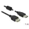 כבל מאריך USB-A 2.0 עם פריט ז/נ DELOCK | 84883 | 4K