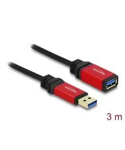 כבל מאריך USB-A 3.0 5Gbps Red metal ז/נ DELOCK | 82754 | 4K