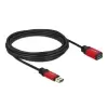 כבל מאריך USB-A 3.0 5Gbps Red metal ז/נ DELOCK | 82755 | 4K