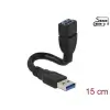כבל מאריך USB-A 3.0 5Gbps ShapeCable ז/נ DELOCK | 83713 | 4K