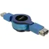 כבל מאריך USB-A 3.0 5Gbps נמתח ז/נ DELOCK | 82649 | 4K