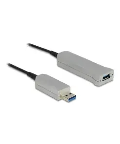 כבל מאריך USB-A 5Gbps אקטיבי על סיב אופטי ז/נ DELOCK | 83739 | 4K