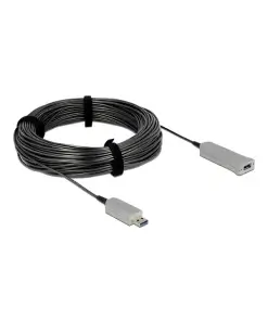 כבל מאריך USB-A 5Gbps אקטיבי על סיב אופטי ז/נ DELOCK | 83740 | 4K