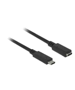 כבל מאריך USB-C 3.1 Gen1 5Gbps תומך PD 3A ז/נ DELOCK | 85532 | 4K