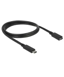 כבל מאריך USB-C 3.1 Gen1 5Gbps תומך PD 3A ז/נ DELOCK | 85533 | 4K