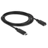 כבל מאריך USB-C 3.1 Gen1 5Gbps תומך PD 3A ז/נ DELOCK | 85534 | 4K