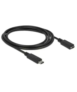 כבל מאריך USB-C 3.1 Gen1 5Gbps תומך PD 3A ז/נ DELOCK | 85534 | 4K