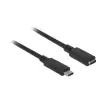 כבל מאריך USB-C 3.1 Gen1 5Gbps תומך PD 3A ז/נ DELOCK | 85542 | 4K