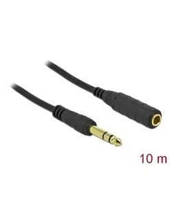 כבל מאריך אודיו PL 6.35 סטריאו 3 מגעים ז/נ DELOCK | 86766