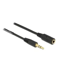 כבל מאריך אודיו מסולסל PL 3.5 סטריאו 3 מגעים ז/נ DELOCK | 86768