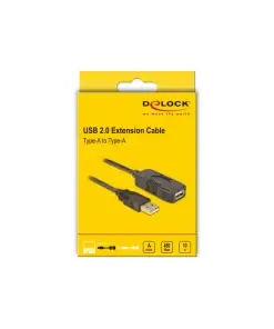 כבל מאריך אקטיבי USB-A 2.0 ז/נ DELOCK | 82446 | 4K