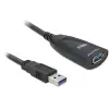 כבל מאריך אקטיבי USB-A 3.0 5Gbps ז/נ DELOCK | 83089 | 4K