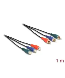 כבל מאריך וידאו 3 RCA RGB x ז/נ DELOCK | 85390