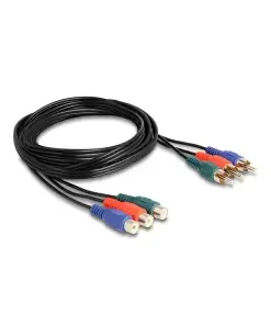 כבל מאריך וידאו 3 RCA RGB x ז/נ DELOCK | 85390