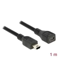 כבל מאריך מיני USB 2.0 ז/נ DELOCK | 82667 | 4K