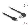 כבל מיני EASY-USB 2.0 תקע Mini-B לתקע USB-A דו כיווני בזווית 90° ז/ז DELOCK | 83380 | 4K