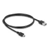 כבל מיני EASY-USB 2.0 תקע Mini-B לתקע USB-A דו כיווני ז/ז DELOCK | 83362 | 4K