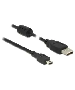 כבל מיני USB 2.0 עם פריט תקע USB-A לתקע Mini-B ז/ז DELOCK | 84914 | 4K