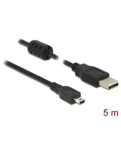 כבל מיני USB 2.0 עם פריט תקע USB-A לתקע Mini-B ז/ז DELOCK | 84916 | 4K