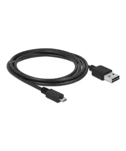 כבל מיקרו EASY-USB 2.0 תקע Micro-B לתקע USB-A דו כיווני ז/ז DELOCK | 83367 | 4K