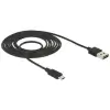 כבל מיקרו EASY-USB 2.0 תקע Micro-B לתקע USB-A עם מחברים דו כיווניים ז/ז DELOCK | 83850 | 4K