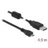 כבל מיקרו USB 2.0 עם פריט תקע Micro-B לתקע USB-A ז/ז DELOCK | 84900 | 4K