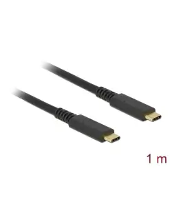 כבל קואקסיאלי USB-C 3.1 Gen2 10Gbps תומך PD 3A ז/ז DELOCK | 85207 | 4K