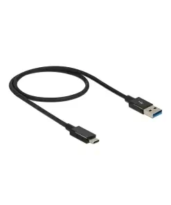 כבל קואקסיאלי USB3.1 Gen2 10Gbps תקע USB-C לתקע USB-A ז/ז DELOCK | 83859 | 4K