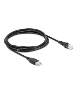 כבל קורא ברקוד תקע USB-A 2.0 לתקע RJ50 ז/ז DELOCK | 90598 | 4K