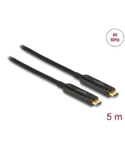 כבל תצוגה USB-C HDR אקטיבי על סיב אופטי תומך 60 הרץ ז/ז DELOCK | 84090 | 40K