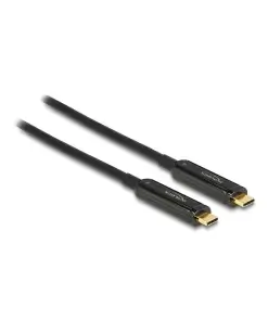 כבל תצוגה USB-C HDR אקטיבי על סיב אופטי תומך 60 הרץ ז/ז DELOCK | 84090 | 40K