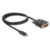 כבל תצוגה USB-C לחיבור מסך DVI ז/ז DELOCK | 85320 | 4K | 30hertz