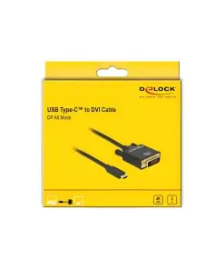 כבל תצוגה USB-C לחיבור מסך DVI ז/ז DELOCK | 85320 | 4K | 30hertz