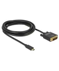 כבל תצוגה USB-C לחיבור מסך DVI ז/ז DELOCK | 85322 | 4K | 30hertz