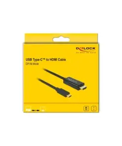 כבל תצוגה USB-C לחיבור מסך HDMI ז/ז תומך 30 הרץ ז/ז DELOCK | 85258 | 4K