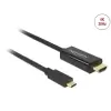 כבל תצוגה USB-C לחיבור מסך HDMI ז/ז תומך 30 הרץ ז/ז DELOCK | 85260 | 4K