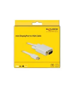 כבל תצוגה תקע USB-C לתקע VGA ז/ז DELOCK | 82639