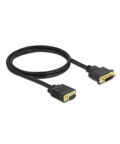 כבל תצוגה תקע VGA לשקע DVI 24+5 ז/נ DELOCK | 86756 | 4K | 60hertz