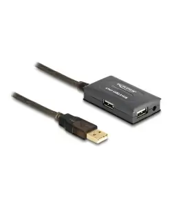 מפצל USB 2.0 אקטיבי עם 4 יציאות ז/נ DELOCK | 82748 | 4K