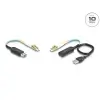 מרחיק USB 10Gbps על גבי כבל רשת אופטי LC Duplex ז/נ DELOCK | 66466 | 4K