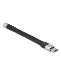מתאם שמע שטוח תקע USB-C לשקע pl 3.5 סטריאו 4 מגעים ז/נ DELOCK | 86942