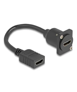 כבל HDMI 4K HDR להתקנה בפאנל מסדרה D נ/נ DELOCK | 87982
