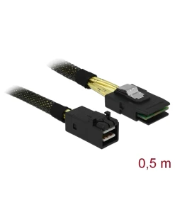 כבל Mini SAS HD SFF-8643 ל- Mini SAS SFF-8087 ז/ז DELOCK | 83388 | 4K