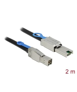 כבל Mini SAS HD SFF-8644 ל- Mini SAS SFF-8088 ז/ז DELOCK | 83572 | 4K