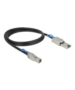 כבל Mini SAS HD SFF-8644 ל- Mini SAS SFF-8088 ז/ז DELOCK | 83572 | 4K