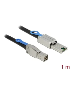 כבל Mini SAS HD SFF-8644 ל- Mini SAS SFF-8088 ז/ז DELOCK | 83734 | 4K