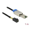 כבל Mini SAS SFF-8088 ל- Mini SAS HD SFF-8643 ז/ז DELOCK | 83620 | 4K